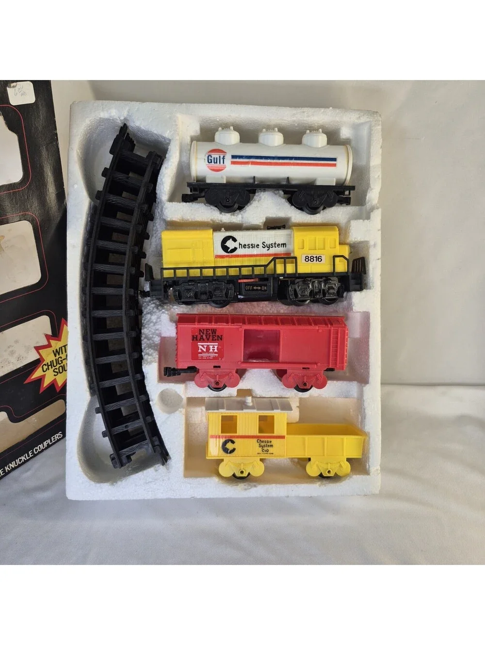 Vintage 1976-The Chessie Battery Diesel Train Set-Durham Rail Power NO.8816